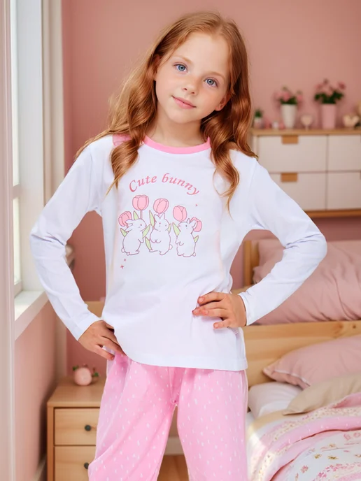 Пижама детская со штанами Girls & Boys GAS23-058