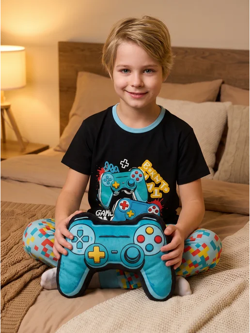 Пижама детская со штанами домашний костюм Girls & Boys GUZ-3035