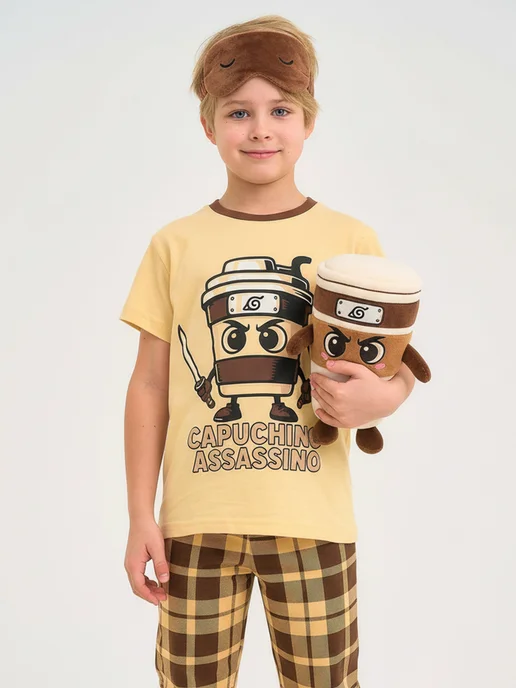 Пижама детская со штанами домашний костюм Girls & Boys GUZ-3039